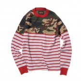 HABANOS-CAMO-MARINE-B CREW KNIT