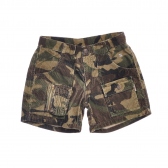 HABANOS-CORDUROY CAMO BUSH SHORTS