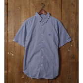 GOODENOUGH-MINI-GINGHAM S:S ROUND COLLAR SHIRT