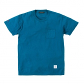 Mr.GENTLEMAN-SOUVENIR POCKET TEE - BLUE