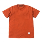Mr.GENTLEMAN-SOUVENIR POCKET TEE - ORANGE
