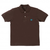 Mr.GENTLEMAN-SOUVENIR POLO SHIRTS - BROWN