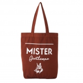 Mr.GENTLEMAN-MR TOTE BAG - BROWN