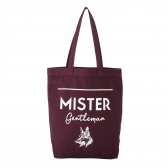 Mr.GENTLEMAN-MR TOTE BAG - BURGUNDY