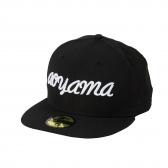 Mr.GENTLEMAN-NEW ERA aoyama CAP - BLACK