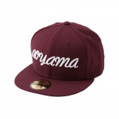 Mr.GENTLEMAN-NEW ERA aoyama CAP - WINE