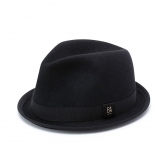 BEDWIN-FEDORA HAT 「POMONA」 - Black