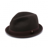 BEDWIN-FEDORA HAT 「POMONA」 - Brown