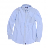 GOODENOUGH IVY-CUTTER LOGO OX L:S SHIRT - Sax