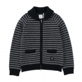 BEDWIN-SHAWLCOLLAR COWICHAN 「JACO」 - Black