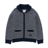 BEDWIN-SHAWLCOLLAR COWICHAN 「JACO」 - Navy