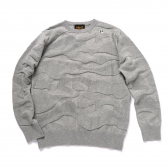 HABANOS-CAMO CREW KNIT - Gray