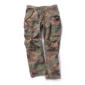 HABANOS-MILITARY SLIM PANTS (UNCLE) - Woodland-Camo