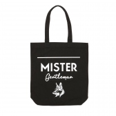 Mr.GENTLEMAN-MR TOTE BAG - Black