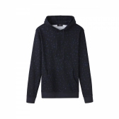 A.P.C.-レオパードフード付スウェット - Dark Navy