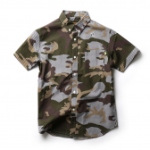 HABANOS-CAMO GINGHAM S:SL SHIRTS - Black