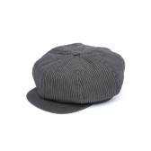 Stevenson Overall Co.-Newsboy Cap - NC1 - Gray & Black Stripe