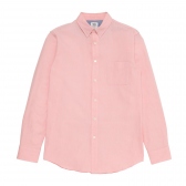 Mr.GENTLEMAN-PASTEL OX L:S SHIRTS - Smoky Orange