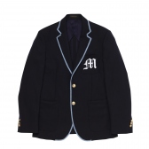 Mr.GENTLEMAN-PIPING BLAZER - Navy