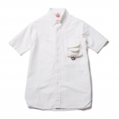 MOUNTAIN RESEARCH-Phishing Shirt S:S - White