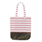 Mr.GENTLEMAN-BORDER CAMO TOTE - Red