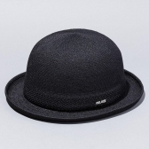 DELUXE CLOTHING-BOWLER MESH HAT - Black
