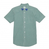 Mr.GENTLEMAN-GINGHAM CHECK S SHIRTS - Green