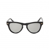 MIRROR SUNGLASSES - Black × Mirror