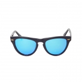 Mr.GENTLEMAN-MIRROR SUNGLASSES - Navy × Mirror