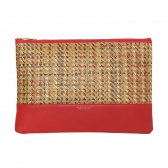 Mr.GENTLEMAN-ORIGINAL MESH CLUTCH - Mesh × Red
