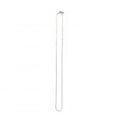 Mr.GENTLEMAN-SNAKE CHAIN NECKLACE - Silver