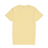 Mr.GENTLEMAN-SOUVENIR V-NECK TEE - Lemon