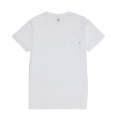 Mr.GENTLEMAN-SOUVENIR V-NECK TEE - White