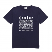 Mr.GENTLEMAN-WAVE CAVIAR TEE - Navy