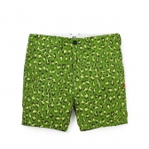 BEDWIN-4:L OG LEOPARD PANTS FADED 「MARCY」 - Green