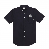 Mr.GENTLEMAN-BANDANA CHIEF OX S:S SHIRTS - Navy
