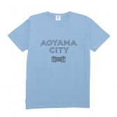 Mr.GENTLEMAN-GATE TEE - Smoky Blue
