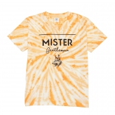 Mr.GENTLEMAN-MR.GENTLEMANS DOG TIE DYE TEE - Orange