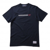 GOODENOUGH IVY-SLIM LINE LOGO TEE - Navy