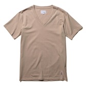 NuGgETS-V Neck Tee - 「Nuggetskun」 - Beige