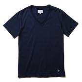 NuGgETS-V Neck Tee - 「Nuggetskun」 - Navy