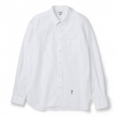 BEDWIN-L:S REGULAR COLLAR BROAD SHIRTS 「TAILOR」 - White
