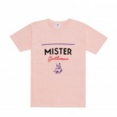 Mr.GENTLEMAN-MISTER GENTLEMAN DOG TEE - Salmon