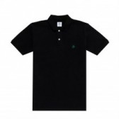 Mr.GENTLEMAN-SOURVENIR POLO SHIRTS - Black