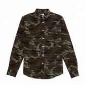 Mr.GENTLEMAN-HOUNDSTOOTH × CAMO SHIRTS - Camo