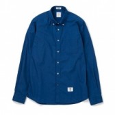 BEDWIN-L:S B.D BROAD SHIRT「BRIAN」 - Navy