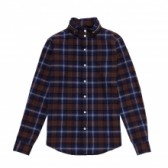 Mr.GENTLEMAN-M-65 STYLE OX SHIRTS - Brown check