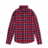 Mr.GENTLEMAN-M-65 STYLE OX SHIRTS - Red check