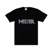 Mr.GENTLEMAN-MISTER DALMATIAN LOGO TEE - Black