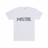 Mr.GENTLEMAN-MISTER DALMATIAN LOGO TEE - White
